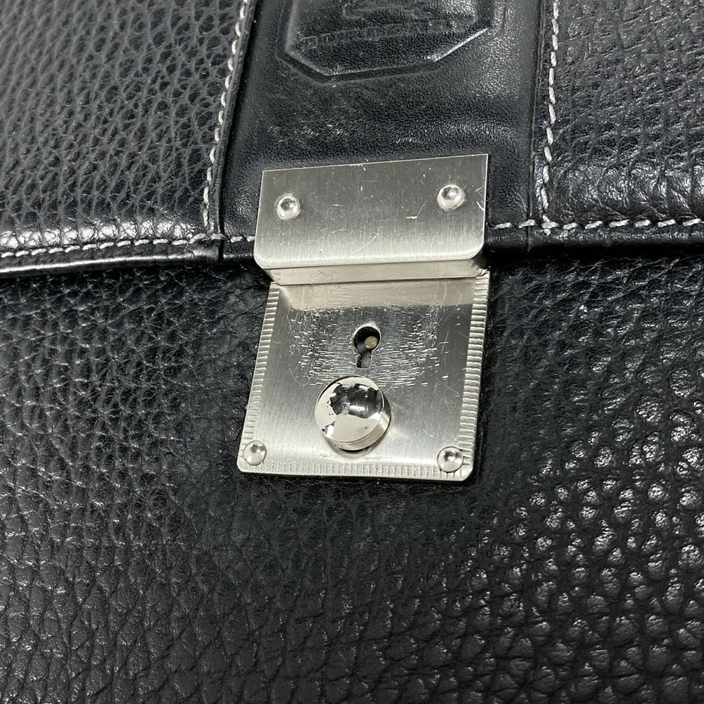 Burberry logo business bag shoulder handbag leather black - Picture 3 of 6